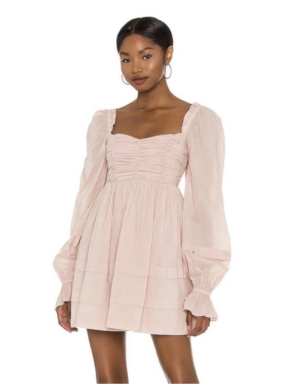 NEW Tularosa Oakland Smocked Babydoll Dress